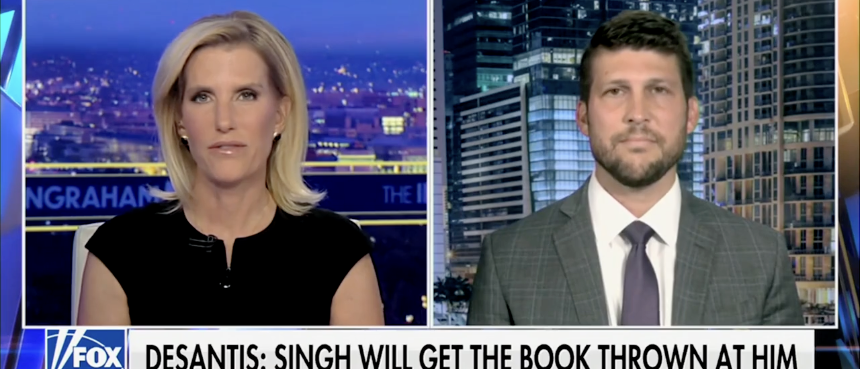 Florida AG on "The Ingraham Angle" discussing illegal immigrant [Screenshot/Fox News/"The Ingraham Angle"]